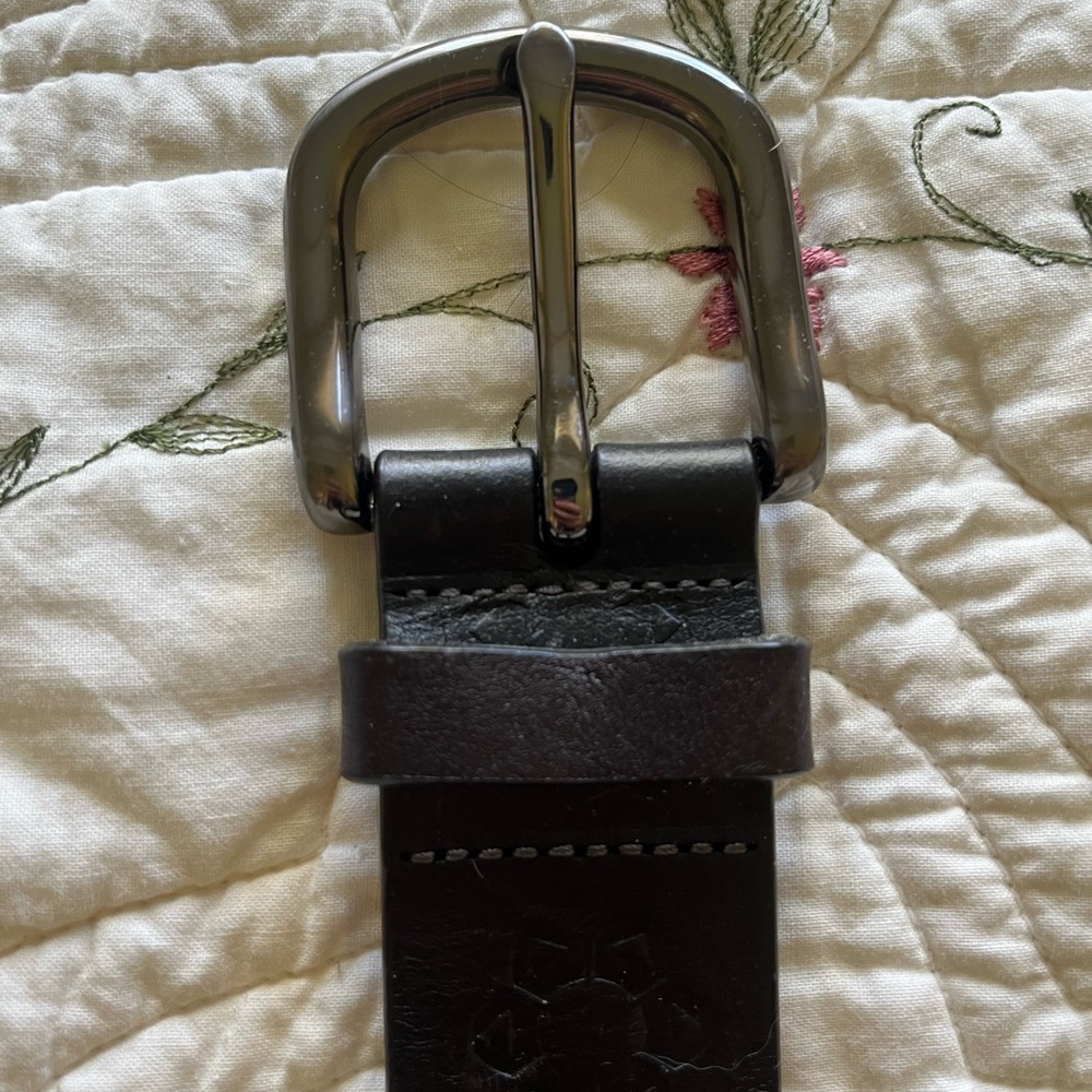 20% OFF BUNDLES! Fossil Leather Belt w/Metal. Bronze/Brown/Black. Women’s M - Picture 6 of 11